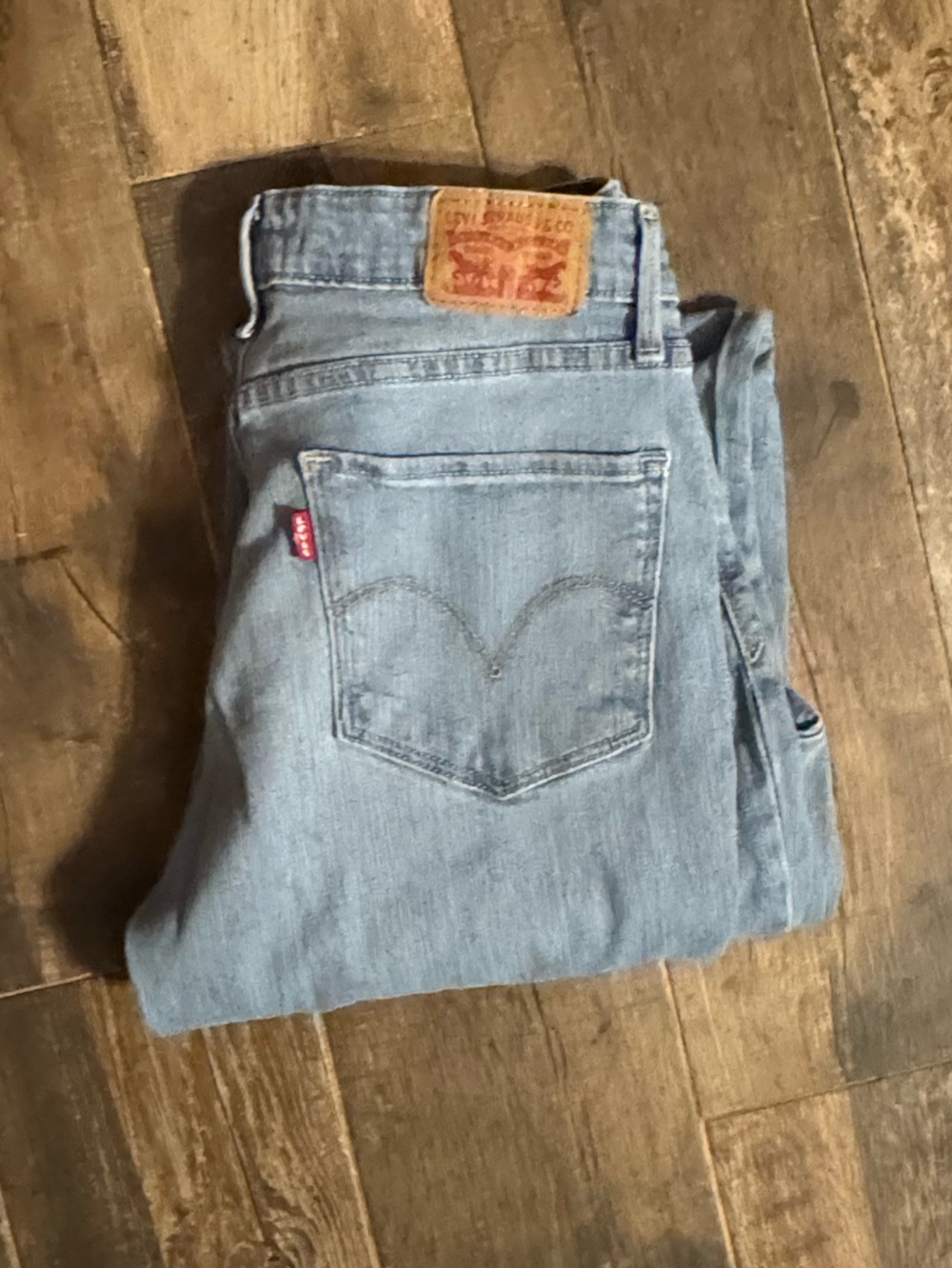 Levi's Light Blue Denim Jeans with Back Pocket Tab